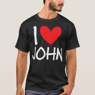 Camiseta Adoro John Name Personalizado Men Cara Amigo BFF