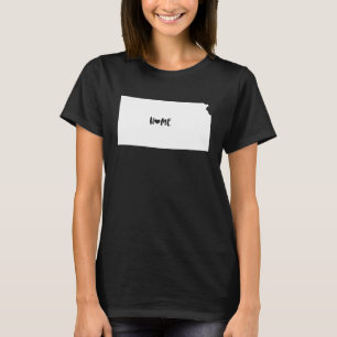 Camiseta Adoro Kansas Kansas Home American State Priority