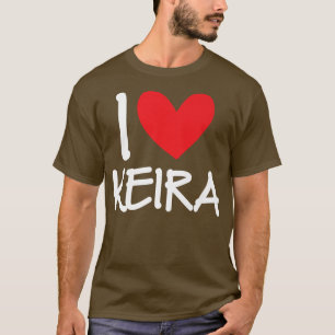 Camiseta Adoro Keira Name Personalizado Mulher BFF Frie