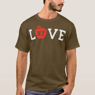Camiseta Adoro, Legal Grande Coração de Maçã, Bonito NYC No
