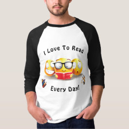 Camiseta Adoro Ler Leitura De Livros