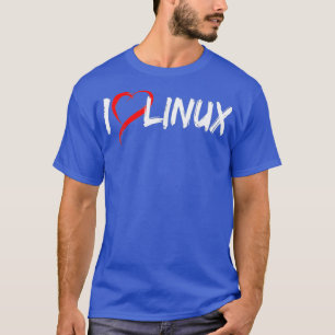 Camiseta Adoro Linu com o Coração Pinguin Tu Open Os