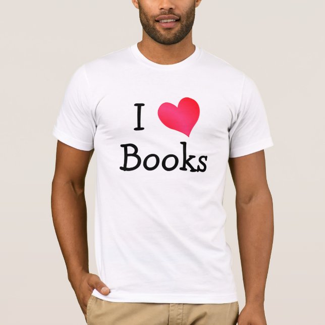 Camiseta Adoro Livros (Frente)