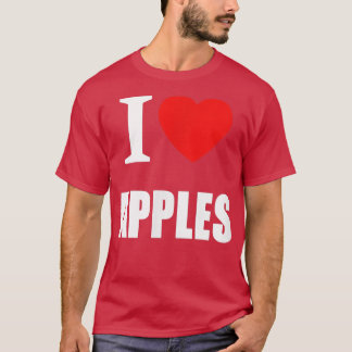 Camiseta Adoro Maçãs Para Homens Mulheres E Estudantes Vege