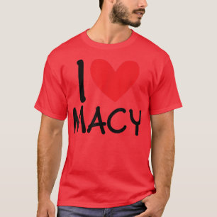 Camiseta Adoro Macy Name Personalizado Girl Woman BFF Frien