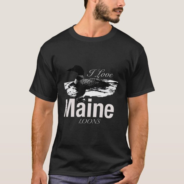 Camiseta Adoro Maine Loons (Frente)