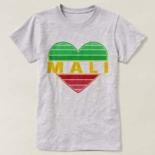 Camiseta Adoro Mali, Coração maliana