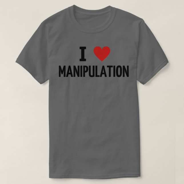 Camiseta adoro manipulação (Frente do Design)