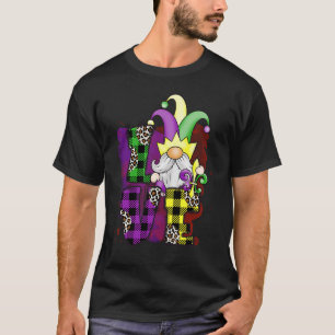 Camiseta Adoro Mardi Gras Gnomos com Fleur de Lis Men