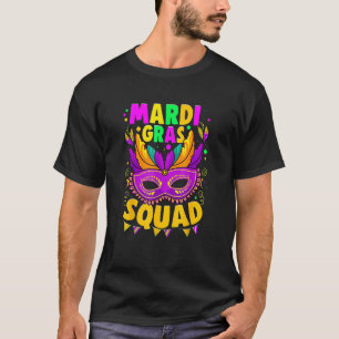 Camiseta Adoro Mardi Gras Mardi Gras Squad