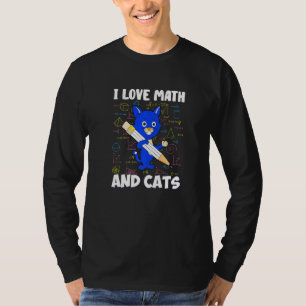 Camiseta Adoro Matemática E Gatos Adoro Matemática E Matemá