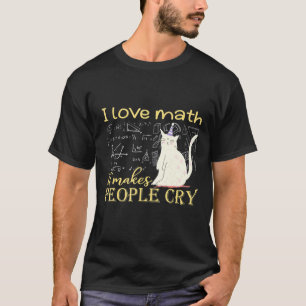 Camiseta Adoro Matemática Que Faz As Pessoas Chorarem De Ga