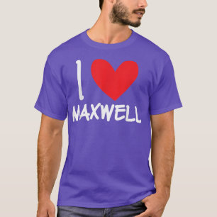 Camiseta Adoro Maxwell Name Personalizado Men Cara BFF Frie