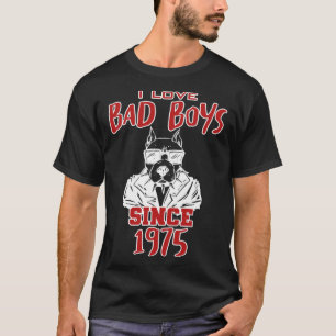 Camiseta Adoro meninos maus desde 1975