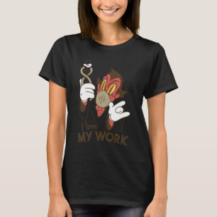 Camiseta Adoro Meu Trabalho para Dentista ou Dental Assista