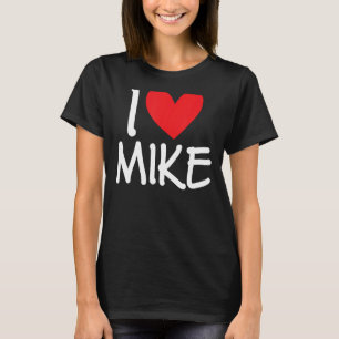 Camiseta Adoro Mike Name Personalizado Men Cara BFF Amigo H