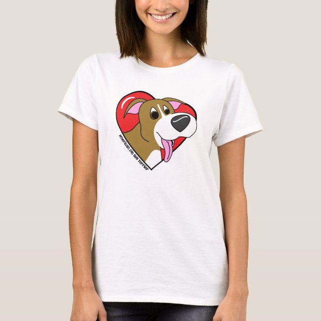 Camiseta Adoro minha saia-touro-touro (Cartoon) (Frente)