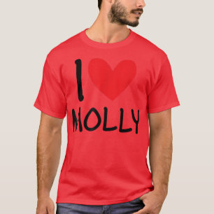 Camiseta Adoro Molly Name Personalised Girl Woman BFF Frie
