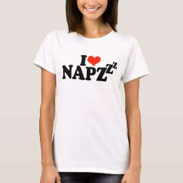 Camiseta Adoro Naps - Engraçado Dizer