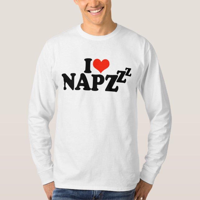 Camiseta Adoro Naps - Engraçado Dizer (Frente)
