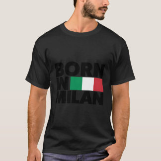 Camiseta Adoro Nascer Milano Na Ilustração Milão
