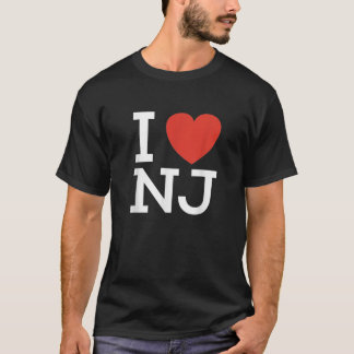 Camiseta Adoro NJ Heart para New Jersey Lovers4