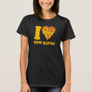 Camiseta Adoro Nova Haven Connecticut Pizza I Heart New Hav