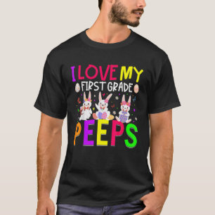 Camiseta Adoro o 1º ano de Felz pascoa de Ovos de Páscoa