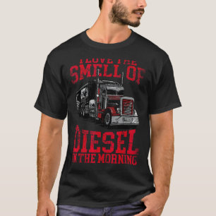 Camiseta Adoro O Cheiro De Diesel Na Legal Manhã