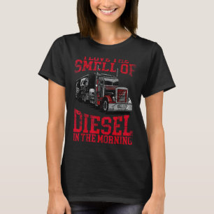Camiseta Adoro O Cheiro De Diesel Na Legal Manhã
