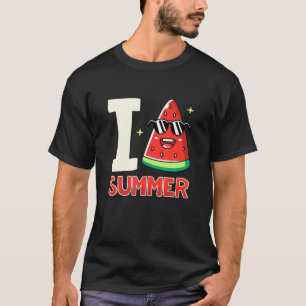 Camiseta Adoro o Dia da Melancia de Verão