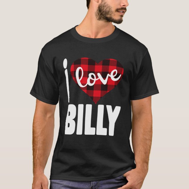 Camiseta Adoro o dia do Billy Namorados para as mulheres (Frente)