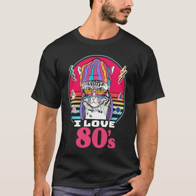 Camiseta Adoro o Estilo Oitenta Retroativo dos Anos 80 (Frente)
