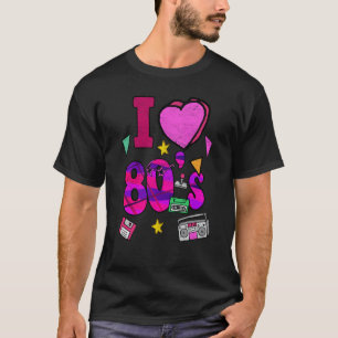 Camiseta Adoro o Estilo Oitenta Retroativo dos Anos 80