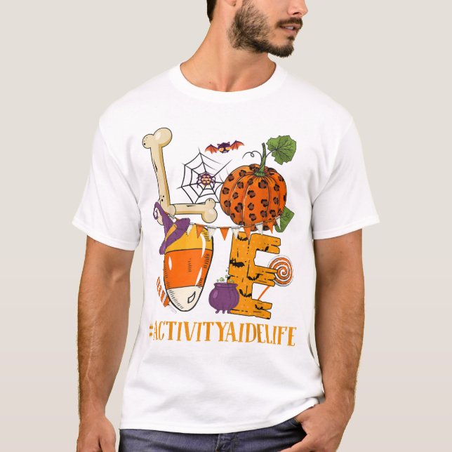 Camiseta Adoro o Halloween (Frente)