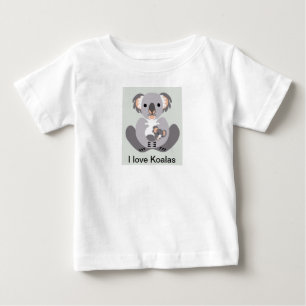 Camiseta Adoro o KOALAS - A vida selvagem australiana - Mar