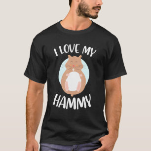 Camiseta Adoro o meu caçador de animais de estimação do Ham