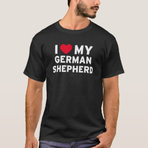 Camiseta Adoro O Meu Cachorro German shepherd Para O Propri