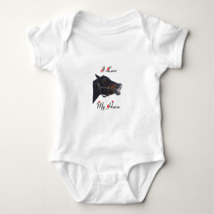 Camiseta Adoro O Meu Cavalo! Engraçado