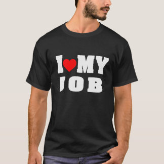 Camiseta Adoro O Meu Ensino De Trabalho