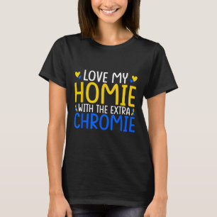 Camiseta Adoro O Meu Homie Com O Chromie Extra