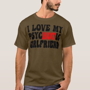 Camiseta Adoro O Meu Namorada 6 Psicótico