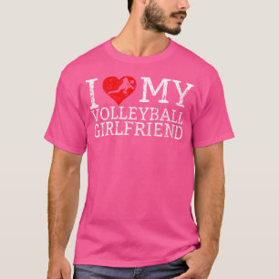 Camiseta Adoro O Meu Namorada De Voleibol