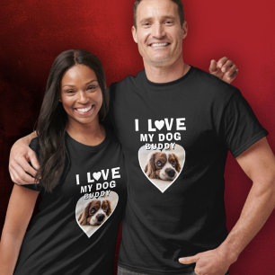 Camiseta Adoro o meu nome de animal de coração negro