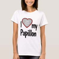 Adoro o meu Papillon - Foto do Red Heart Dog Lover
