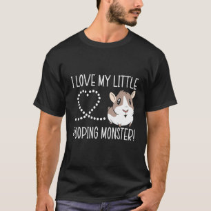 Camiseta Adoro O Meu Pequeno Monstro Da Guiné Pig Rodent