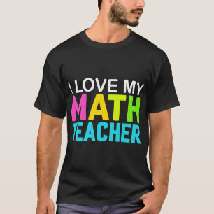 Camiseta Adoro o meu professor de matemática