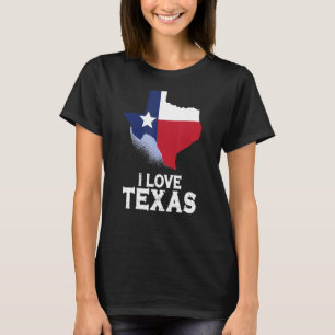 Camiseta Adoro o Orgulho 1 dos Texanos do Texas State