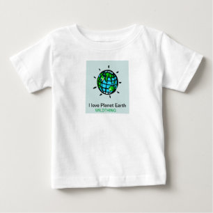 Camiseta Adoro o Planeta Terra - Selvagem - Conservação -