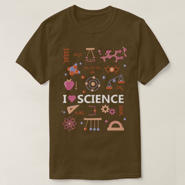 Camiseta Adoro o Prêmio de Ciência (Frente do Design)